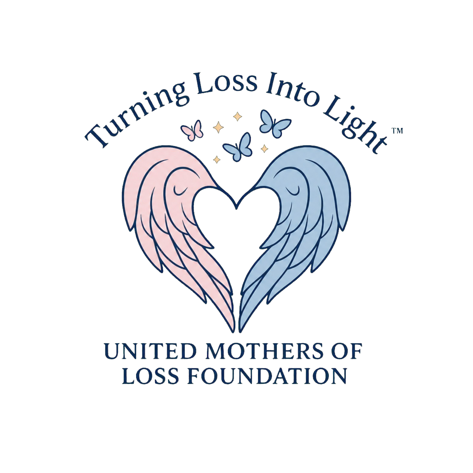 United Mothers of Loss Foundation heart-wings logo